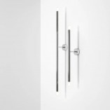 Kinkiet glamour tuba Tubo Chrome S 60 cm chromowany Aldex