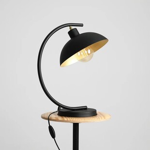Lampa biurkowa loft Espace czarna Aldex