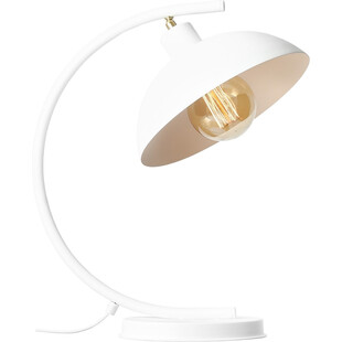 Lampa biurkowa skandynawska Espace biała Aldex
