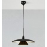 Lampa wisząca skandynawska Millinge 50cm czarny mat Markslojd