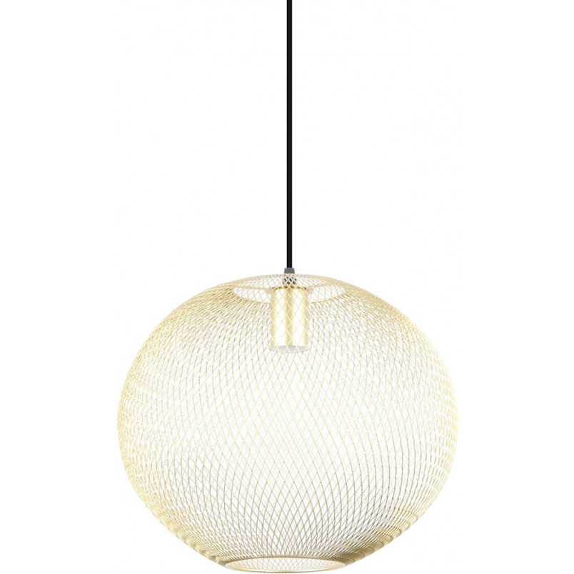 Lampa glamour ażurowa kula Orion 34cm złota Zumaline