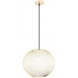 Lampa glamour ażurowa kula Orion 34cm złota Zumaline