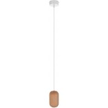 Lampa wisząca "żarówka" na kablu Barille Mini drewniana Kolorowe kable