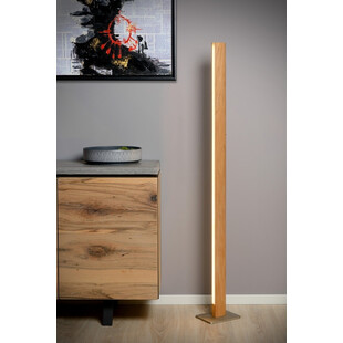 Lampa drewniana podłogowa Sytze LED Jasne Drewno marki Lucide