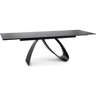Stół nowoczesny rozkładany Diuna Ceramic 160-240x90cm sahara noir / czarny mat Signal