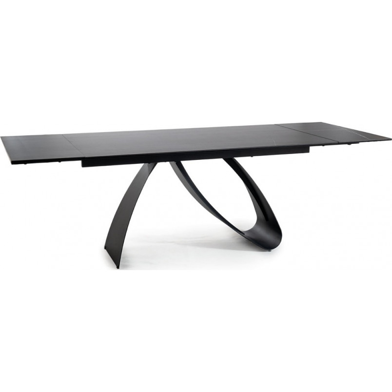 Stół nowoczesny rozkładany Diuna Ceramic 160-240x90cm sahara noir / czarny mat Signal