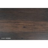 Stół rozkładany nowoczesny Westin Ceramic 160x90cm brązowy efekt drewna / czarny mat Signal