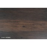 Stół szklany rozkładany Salvadore Ceramic 180x90cm brązowy efekt drewna / czarny mat Signal