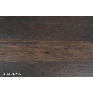 Stół szklany rozkładany Salvadore Ceramic 160x90cm brązowy efekt drewna / czarny mat Signal