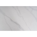 Stół nowoczesny Rion 160x90cm biały efekt marmuru / czarny Signal