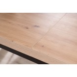 Stół loft rozkładany Presto 140x80cm dąb artisan / czarny Signal