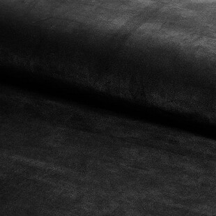 Krzesło welurowe fotelowe Astoria Velvet II Bluvel 19 ciemnoczarne Signal