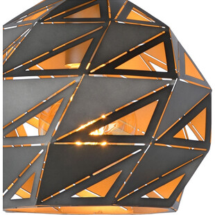 Lampa wisząca geometryczna Malunga 25 Szara marki Lucide