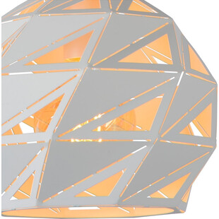 Lampa wisząca geometryczna Malunga 25 Biała marki Lucide