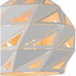 Lampa wisząca geometryczna Malunga 25 Biała marki Lucide