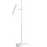 Lampa biurkowa minimalistyczna Trevo biała Aldex