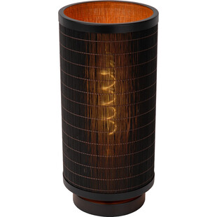 Lampa stołowa bambusowa boho Tagalog czarna Lucide