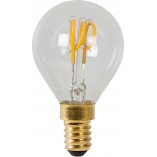 Żarówka dekoracyjna ściemniana P45 4,5cm E14 3W LED 2700K przezroczysta Lucide