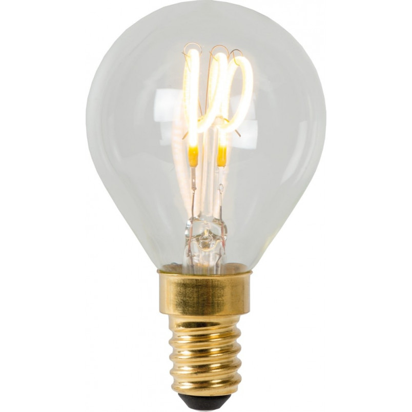 Żarówka dekoracyjna ściemniana P45 4,5cm E14 3W LED 2700K przezroczysta Lucide