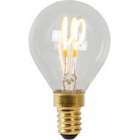Żarówka dekoracyjna ściemniana P45 4,5cm E14 3W LED 2700K przezroczysta Lucide