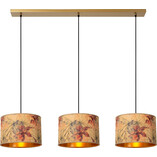 Lampa wisząca bambusowa z dekoracyjnymi abażurami Tanselle 110cm Lucide