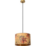 Lampa wisząca bambusowa z dekoracyjnym abażurem Tanselle 30cm Lucide