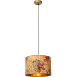 Lampa wisząca bambusowa z dekoracyjnym abażurem Tanselle 30cm Lucide