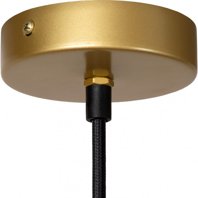 Lampa wisząca bambusowa z dekoracyjnym abażurem Tanselle 30cm Lucide