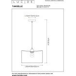 Lampa wisząca bambusowa z dekoracyjnym abażurem Tanselle 30cm Lucide