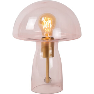 Lampa szklana designerska Fungo różowa Lucide