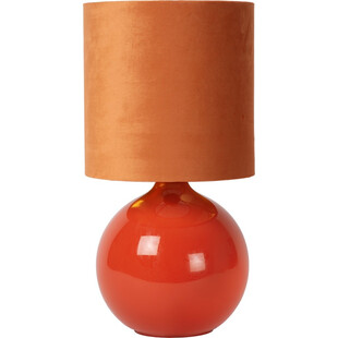 Lampa stołowa szklana podstawa Esterad pomarańczowa Lucide