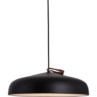 Lampa wisząca skandynawska Nord LED 42cm czarna MaxLight