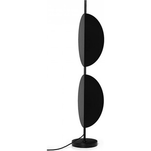 Lampa stołowa designerska 2 punktowa Sallo F czarna Ummo