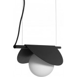 Lampa wisząca designerska Sallo A 60cm czarna Ummo