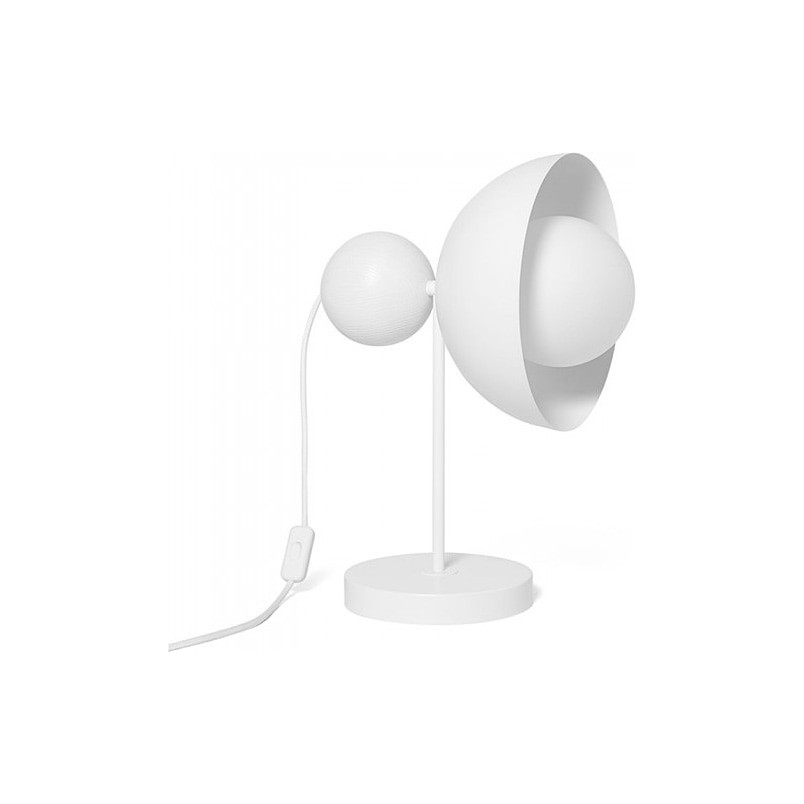 Lampa stołowa designerska Kello biała Ummo