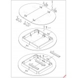 Stół okrągły rozkładany Ringo 102cm dąb craft / biały Halmar