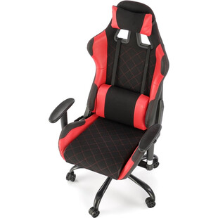 Fotel komputerowy dla gracza Drake czarny / czerwony Halmar