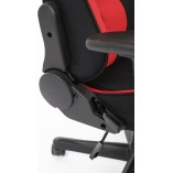 Fotel komputerowy dla gracza Cayman czerwony / czarny Halmar