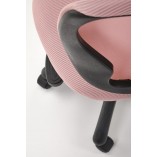 Fotel biurowy młodzieżowy Nani różowy Halmar