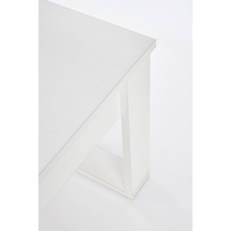 Stolik kwadratowy z szufladą Nea 60x60cm biały Halmar