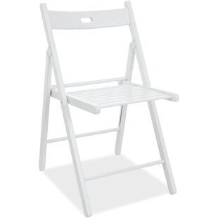 [OUTLET] Krzesło drewniane składane Smart białe