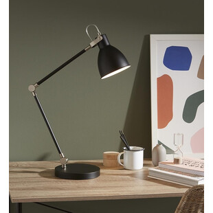 [OUTLET] Lampa biurkowa loft House czarna