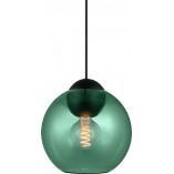 Lampa szklana kula Bubbles 24 zielona HaloDesign