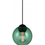 Lampa szklana kula Bubbles 18 zielona HaloDesign