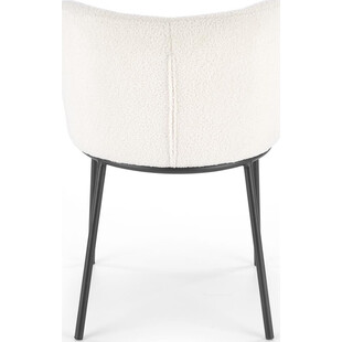 Krzesło tapicerowane "baranek" K518 kremowe Halmar