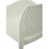 Krzesło ażurowe z tworzywa K514 miętowe Halmar