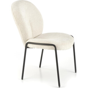 Krzesło tapicerowane K507 kremowe Halmar