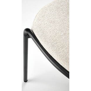 Krzesło tapicerowane K507 kremowe Halmar