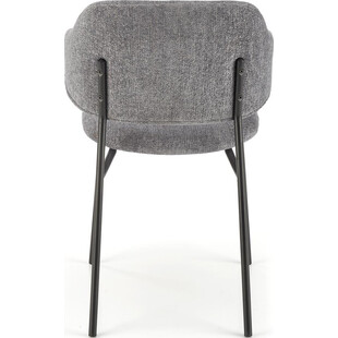 Krzesło tapicerowane K497 szare Halmar