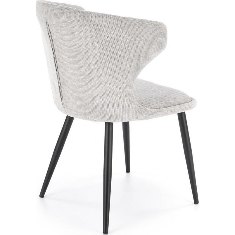 Krzesło tapicerowane nowoczesne K496 szare Halmar